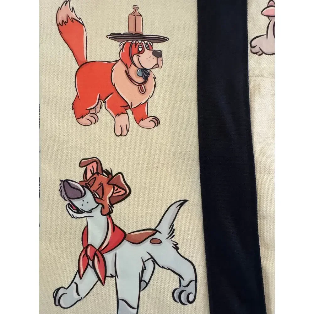 Disney Dogs Full Size Tote  Lady Nana Max Custom Made Trader Joes bag